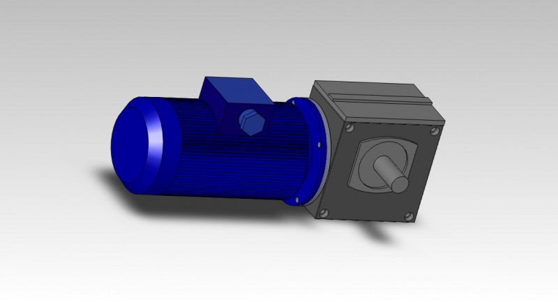 3D модель 3d модель редуктра 2МЧ80-х-51-1