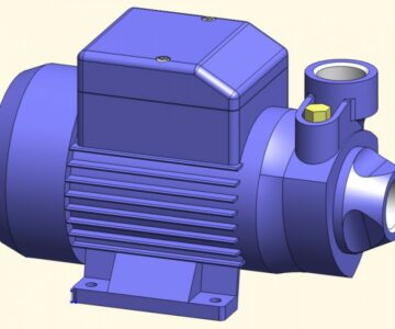 3D модель 3D модель насоса PKm 60 - Pedrollo