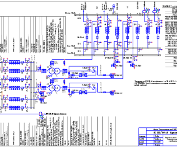 Чертеж ПС 330/110 кВ  "Курская"
