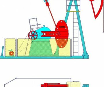 Чертеж Станок-качалка UP9T-2500-3500