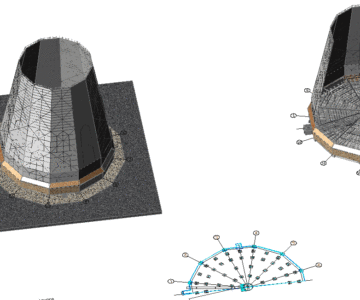 3D модель Градирня БГ-1600