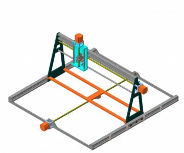 3D модель Станок с ЧПУ своими руками