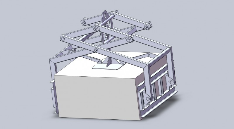 3D модель Чертеж грузозахвата (1000 кг)