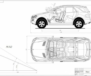 Чертеж мерседес_9.0