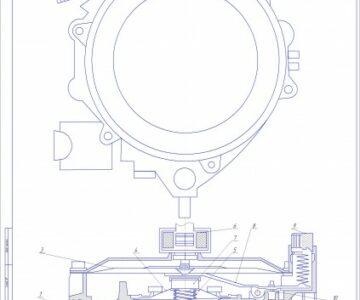 Чертеж Газовый редуктор