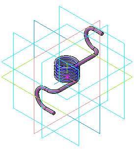 3D модель Модель пружины кручения 3D