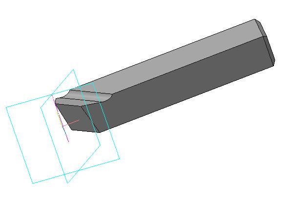 3D модель Модель резца проходного