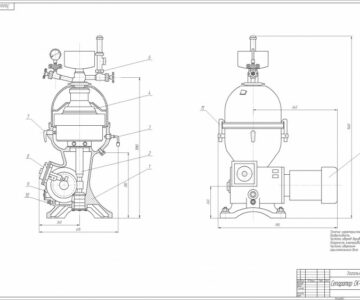 Чертеж Сепаратор СК-1 (для крови)