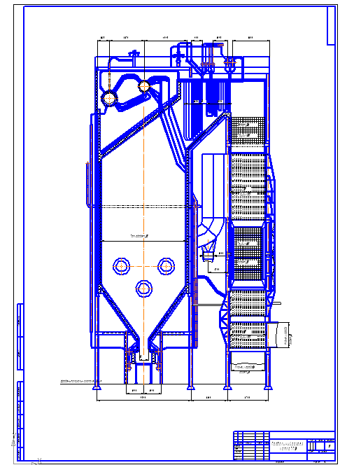 Чертеж Чертеж котла ТП-230