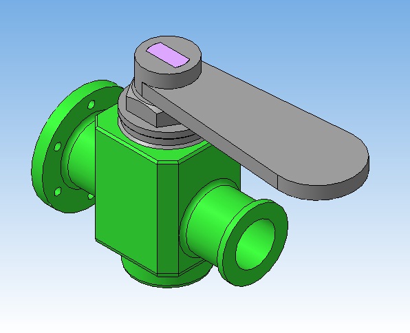 3D модель Кран сливной 3D