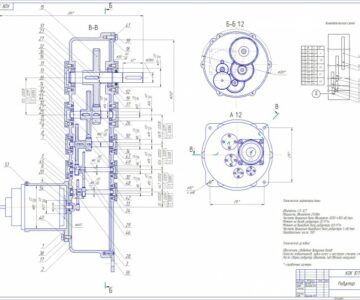 Чертеж Чертеж редуктора u=700