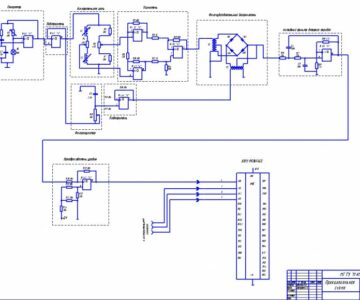 Чертеж Разработка электронной измерительной системы. Курсовая работа