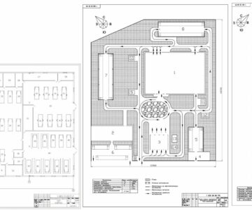 Чертеж Чертежи автотранспортного предприятия