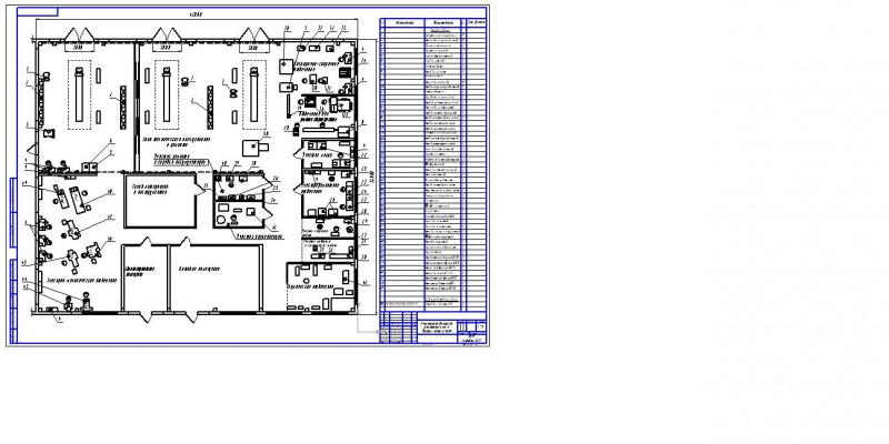 Чертеж Ремонтно-механическая мастерская