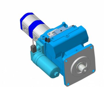 3D модель Насосный агрегат на базе насоса Rexroth A4VG180EP4D1 + AZPGG-22-045-025RDC2020MB