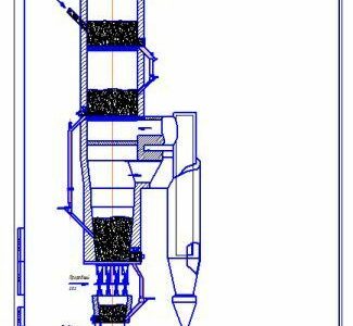 Чертеж КУРСОВИК "производство извести"