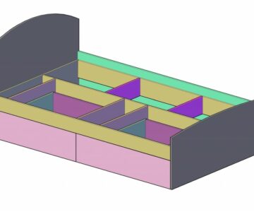 3D модель Кровать 3D