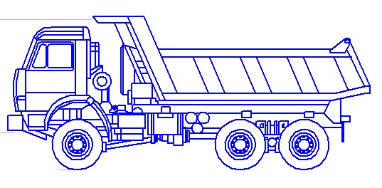 Чертеж Камаз 65111