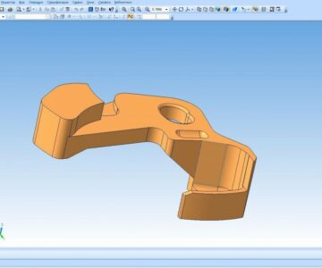 3D модель Чертеж Замкодержатель (автосцепка) 3D