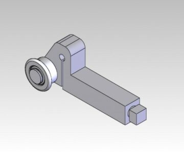 3D модель 3D модель накатного ролика