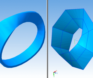 3D модель Лента Мебиуса в 3D