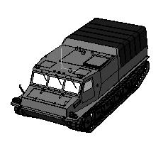 3D модель 3D модель гусеничного вездехода ГТ-ТР-03
