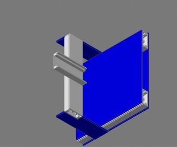 3D модель станина самодельного станка чпу