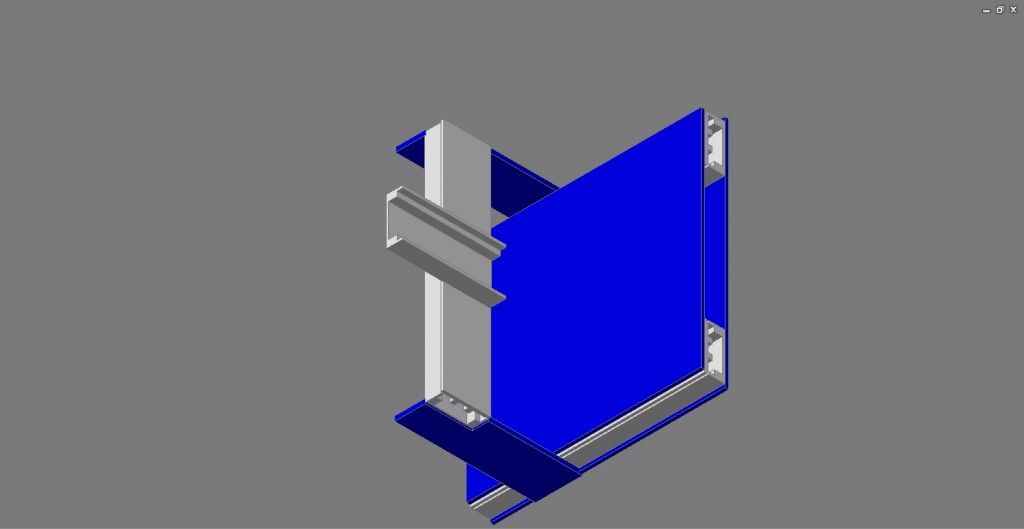 3D модель станина самодельного станка чпу