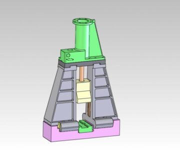 3D модель паровоздушный штамповочный молот 5000 кг 3D