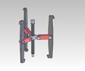 3D модель 3D Выжимное приспособление (съемник трехлапый)
