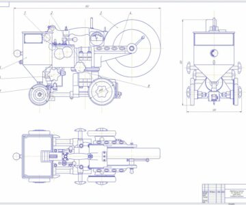 Чертеж Сварочный трактор ТС-35 для сварки под шаром флюса