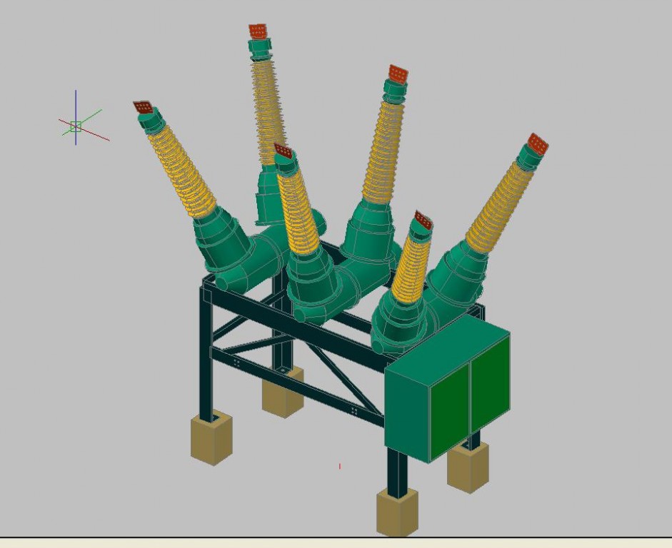 3D модель Баковой выключатель 3D