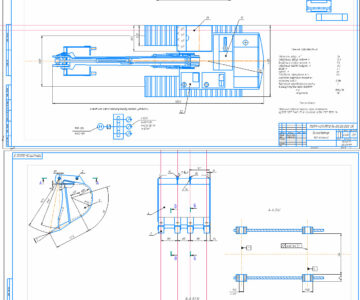 Чертеж Экскаватор
