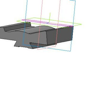 3D модель резец фасонный призматический