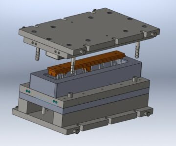 3D модель Форма прямого прессования 3D