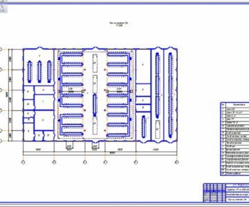 Чертеж Курсовой проект "Проектирование пассажирского АТП на 200 автобусов ЛиАЗ-677"