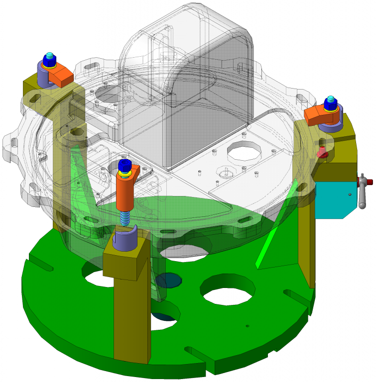 3D модель Чертеж специального станочного приспособления 3D