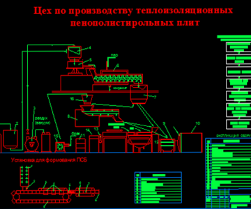 Чертеж полистирольная плита