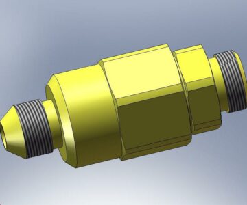 Чертеж Клапан обратный ГК-1.00.000 СБ. М20х1,5 М22х1,5.