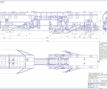 Чертеж Машина ВПО-3000