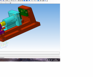 3D модель Сборочный чертеж тисков