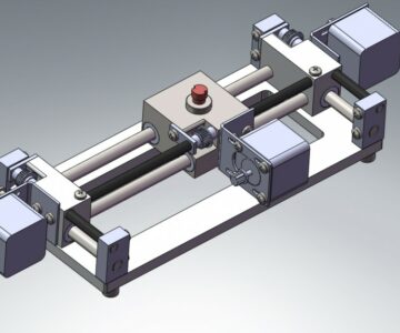 3D модель 3D сборочная модель CNC мини