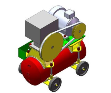 3D модель Компрессор ЗИЛ