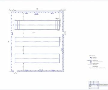 Чертеж курсовая по ТО и ремонту. площадка для хранения сельскохозяйственной техники