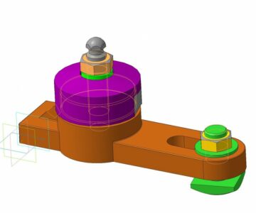 3D модель Домкрат (подпор)