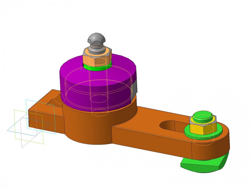 3D модель Домкрат (подпор)