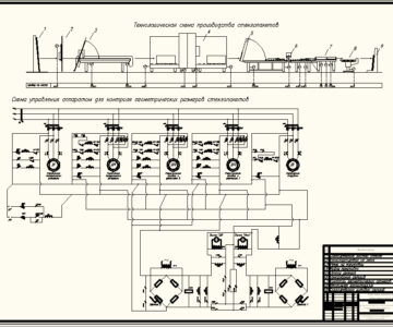 Чертеж Автоматизация процесса контроля точности геометрических размеров стеклопакетов