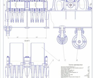 Чертеж Кронблок УКБА-6-270