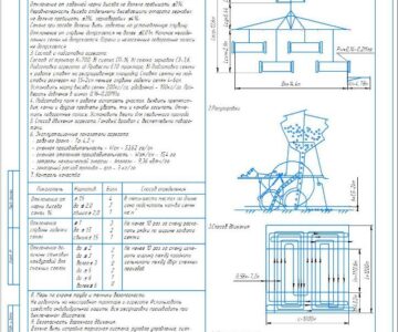 Чертеж Операционно-технологическая карта по посеву пшеницы