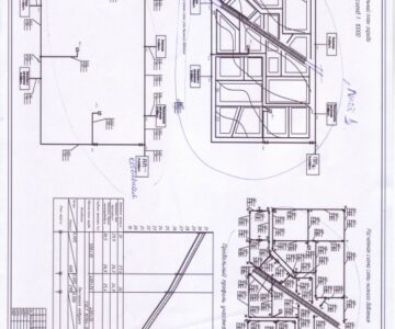 Чертеж Газоснабжение жилого микрорайона районной газовой котельной